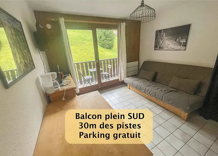 Joli Studio 4 Pers 30M Des Pistes Balcon Plein Sud Au Pieds Des Pistes B27- Draps Non Compris