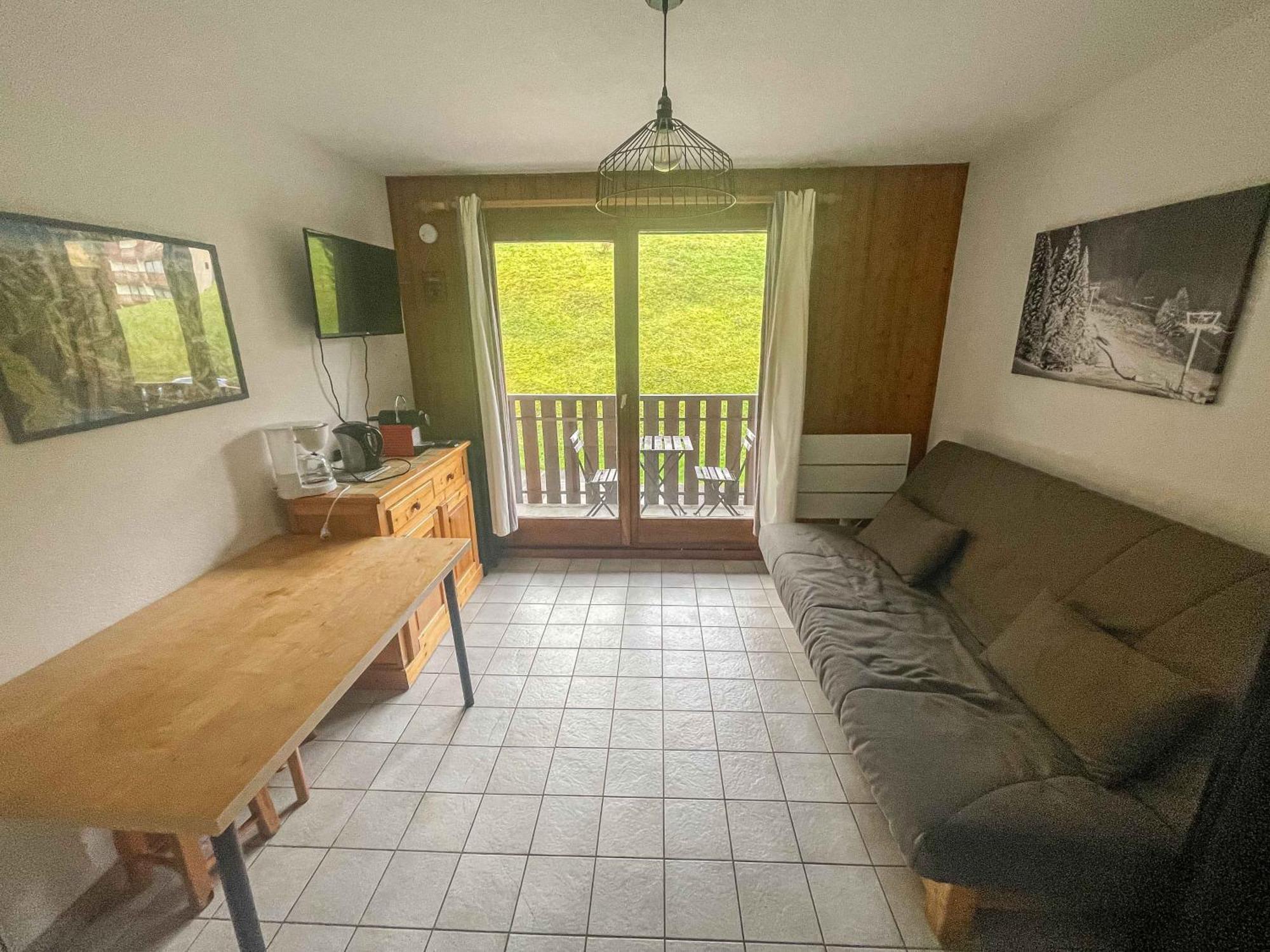 Joli 4 Pers 30m Des Pistes Balcon Plein Sud Au Pieds Des Pistes B27- Draps Non Compris * Saint-Jean-dʼAulps